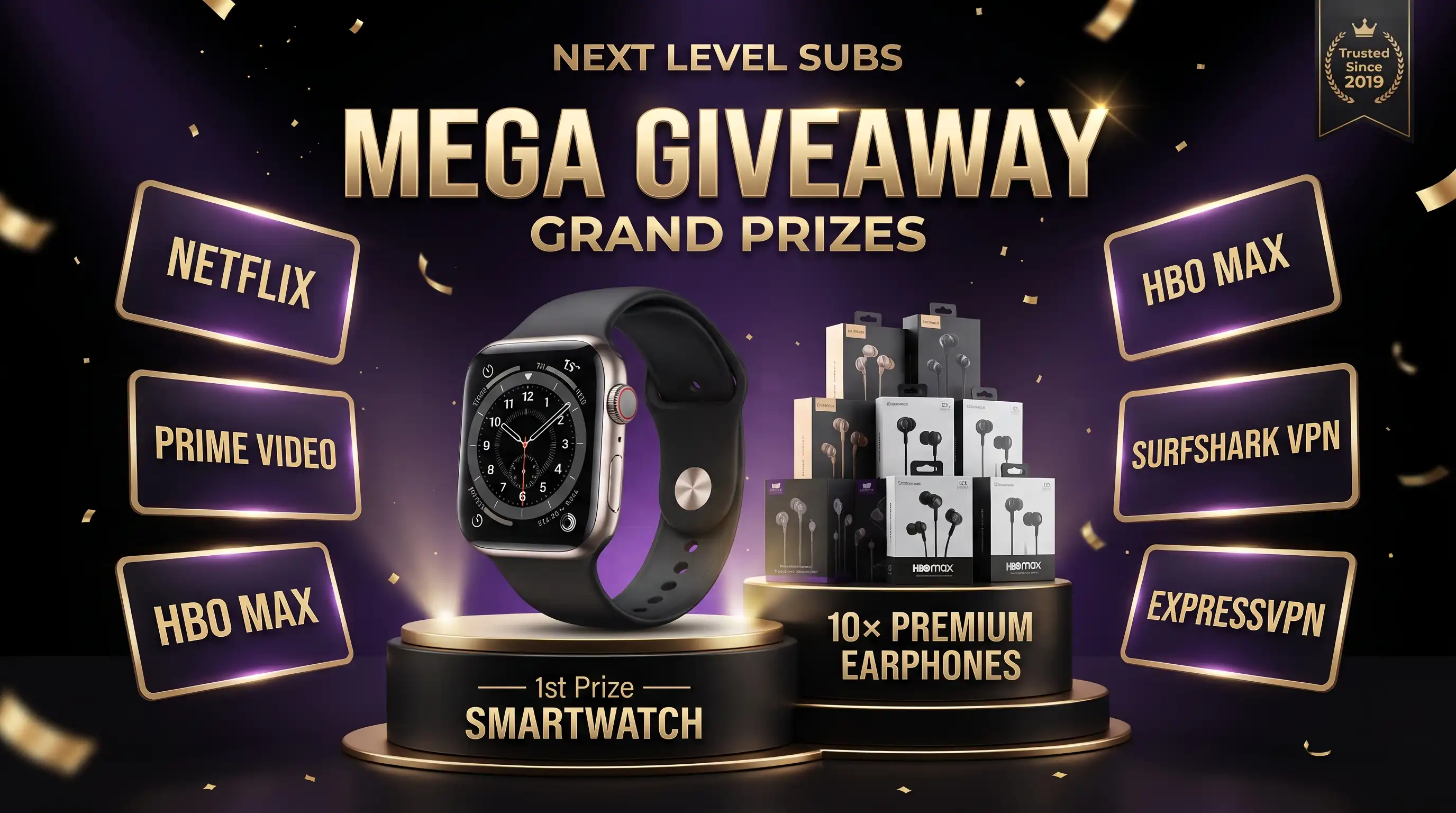 Next Level Subs Mega Giveaway